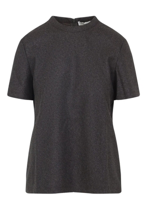 Carven high-neck short-sleeve T-shirt - Grey