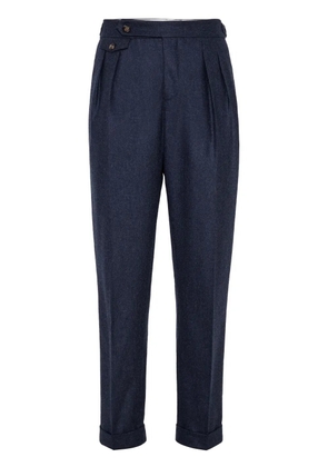 Brunello Cucinelli tailored tapered trousers - Blue