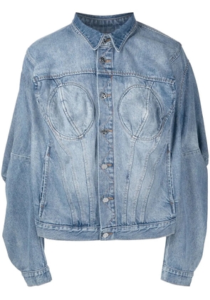Natasha Zinko washed denim jacket - Blue