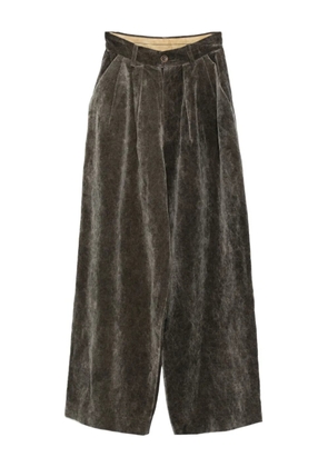 Uma Wang pleated trousers - Brown