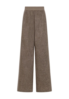 Rosetta Getty tweed trousers - Brown