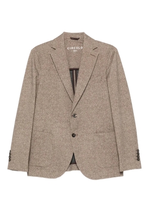 Circolo 1901 single-breasted blazer - Brown