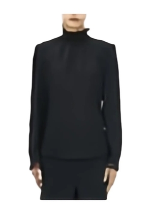Alexander McQueen lace high-neck blouse - Black
