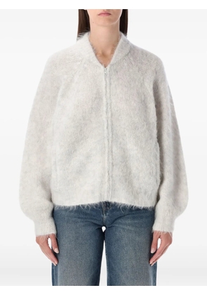 American Vintage Niby zip-fastening cardigan - White