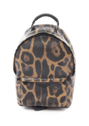 Louis Vuitton Pre-Owned 2015 Palm Springs PM leopard-print backpack - Brown