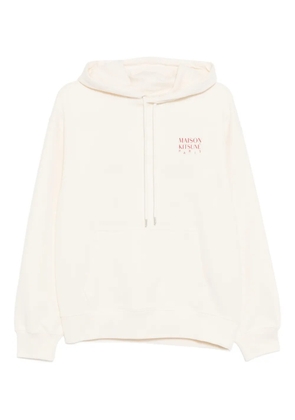Maison Kitsuné logo-print hoodie - Neutrals
