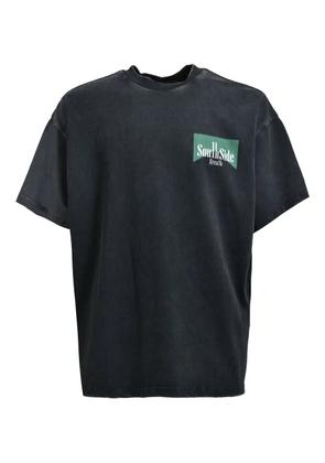 BREATH southside-print T-shirt - Black