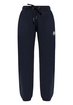 Moncler logo-patch track pants - Blue
