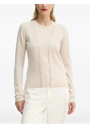 MUNTHE layered wool sweater - Neutrals