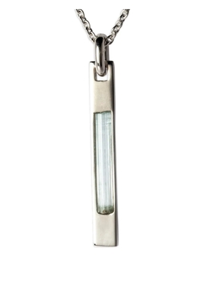 Parts of Four sterling silver Talisman aquamarine necklace