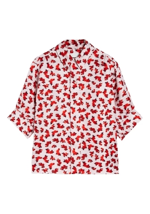 Jil Sander floral-print shirt - Red