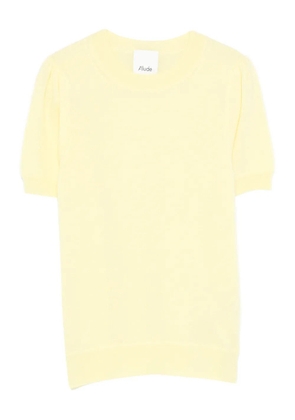 Allude short-sleeve T-shirt - Yellow
