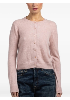 Autumn Cashmere crew-neck cardigan - Pink