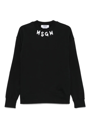 MSGM logo-print sweatshirt - Black