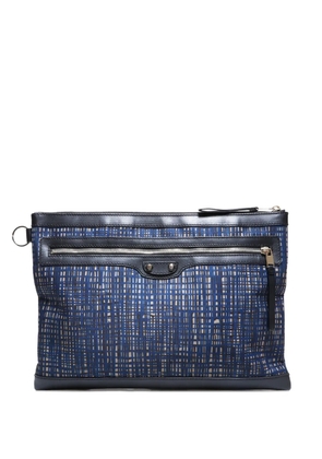Balenciaga Pre-Owned 2010-2025 Classic Clip clutch bag - Blue