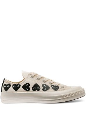 Comme Des Garçons Play heart-print low-top sneakers - White