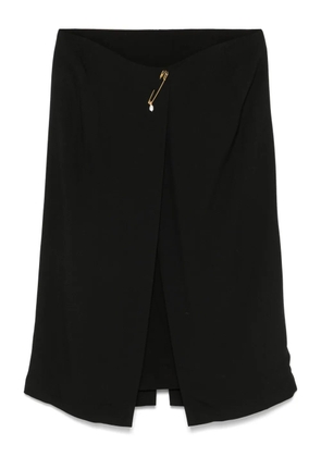 Carven safety pin-detail midi skirt - Black