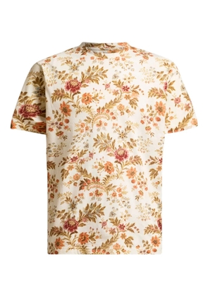 ETRO floral-print cotton T-shirt - White