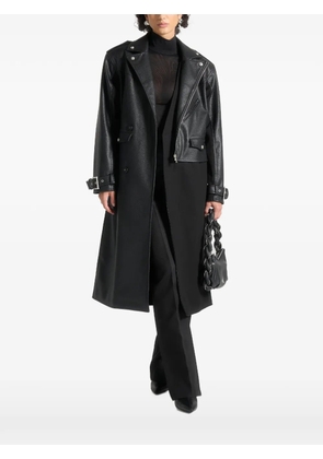 Manière De Voir Aylee belted double-breasted coat - Black