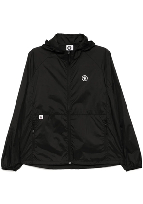 AAPE BY *A BATHING APE® moonface logo windbreaker jacket - Black