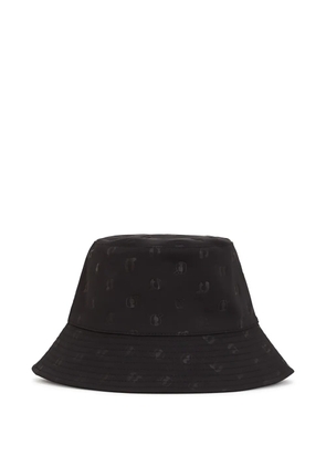 Karl Lagerfeld Ikon all-over-print bucket hat - Black