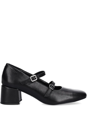 VAGABOND double-buckle block-heel pumps - Black