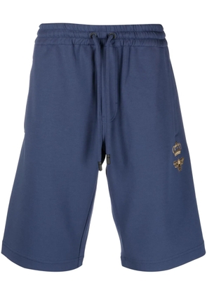 Dolce & Gabbana drawstring-waist jersey shorts - Blue