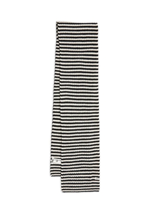 Marc O'Polo striped scarf - White