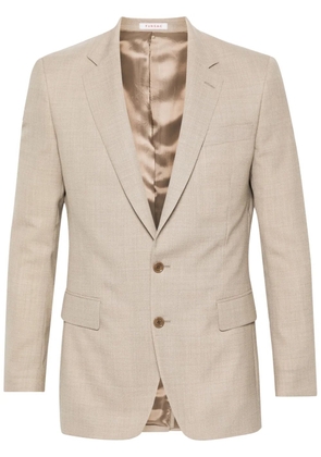 FURSAC mélange virgin-wool blazer - Neutrals