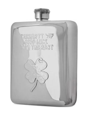 Carhartt WIP engraved flask - Silver