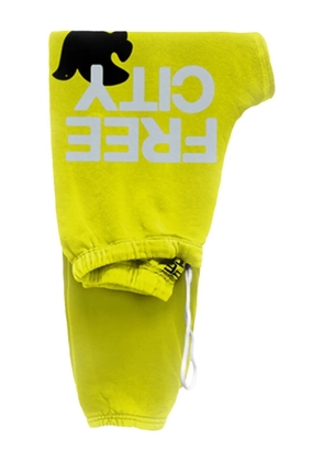 FreeCity large sweatpant - Yellow