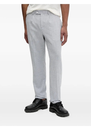 MARCIANO by GUESS striped-pattern pressed crease trousers - Blue