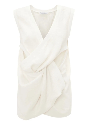 JW Anderson twist-front sleeveless top - White