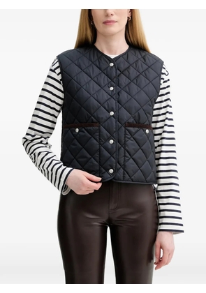 Marc O'Polo quilted buttoned gilet - Blue