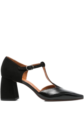 Chie Mihara 70mm t-bar block-heel pumps - Black