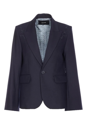 Zadig&Voltaire Vavy rhinestone-embellished blazer - Blue