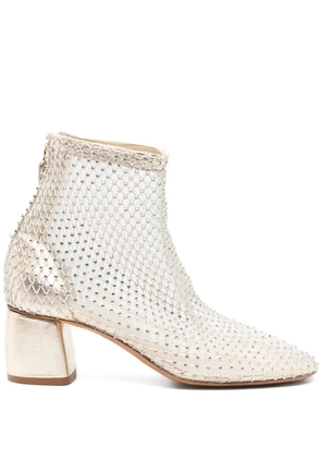 Forte Forte 55mm rhinestone-embellished ankle boots - Neutrals
