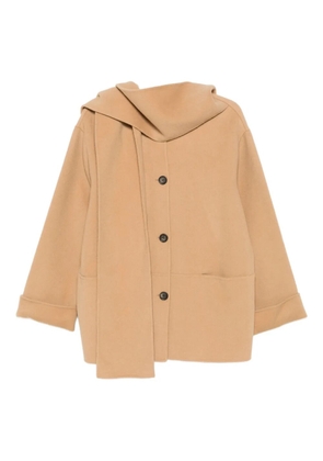 Erika Cavallini single-breasted coat - Brown