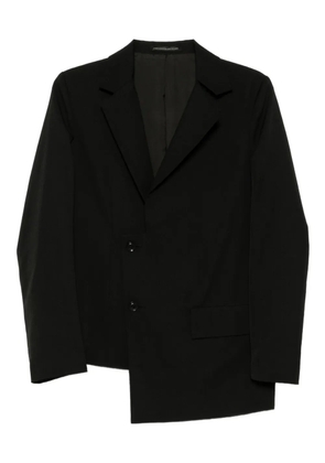 Y's asymmetric jacket - Black