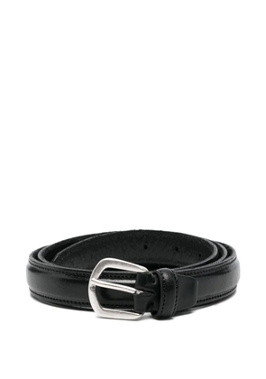ALBERTO LUTI buckle leather belt - Black