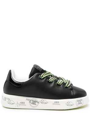 Premiata Belle 6550 leather sneakers - Black