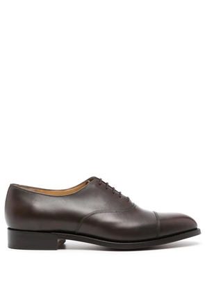 FURSAC lace-up leather derby shoes - Brown