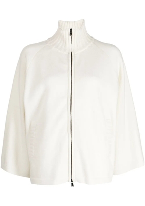 Pringle of Scotland high-neck zip-up cardigan - Neutrals