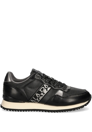 Napapijri logo-patch sneakers - Black