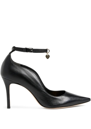 Cinq A Sept Riley pointed ankle-strap pumps - Black