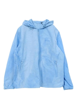 Burberry Pre-Owned 2010s back-print hooded jacket - Blue