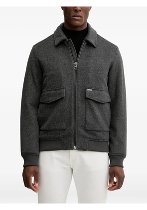 GUESS USA Melton zip-fastening shirt jacket - Grey