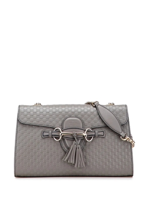Gucci Pre-Owned 2016-2025 Medium Microguccissima Emily shoulder bag - Grey