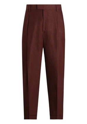 Dolce & Gabbana straight-leg tailored trousers - Brown