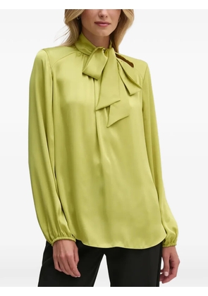 Joseph Ribkoff bow-detail long-sleeve top - Green
